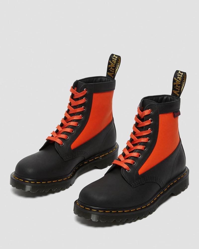 Dr Martens 1460 Panel Made in England Leren Veterlaarzen Heren Zwart | NL 288AHK